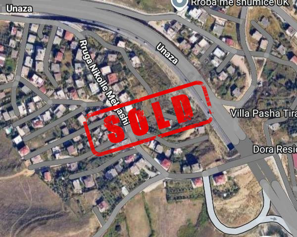 Land for sale&nbsp;near Unaza e Madhe in Tirana.
It offers a surface of 250 m2 and holds the status